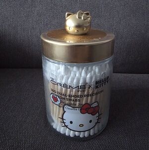 NEW The Creme Shop Hello Kitty Cotton Swabs